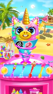 Rainbow Frozen Snowcone Maker android App screenshot 2